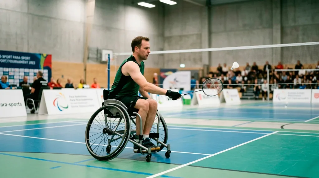 Para Badminton Wettmarkt mit Klassifikationen und Paralympics