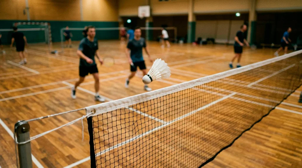 Handicap-Linien beim Badminton in Punkt- und Satzvariante